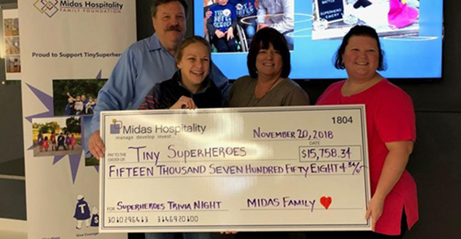 The Midas Hospitality Family Foundation Raises Nearly $16,000